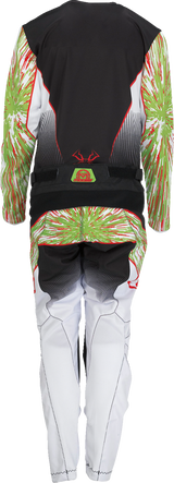 MOOSE RACING Youth Agroid Jersey - Green/Red/Black - Large 2912-2269