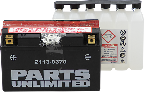 Parts Unlimited Agm Battery - Yt7b-Bs Ct7b-Bs