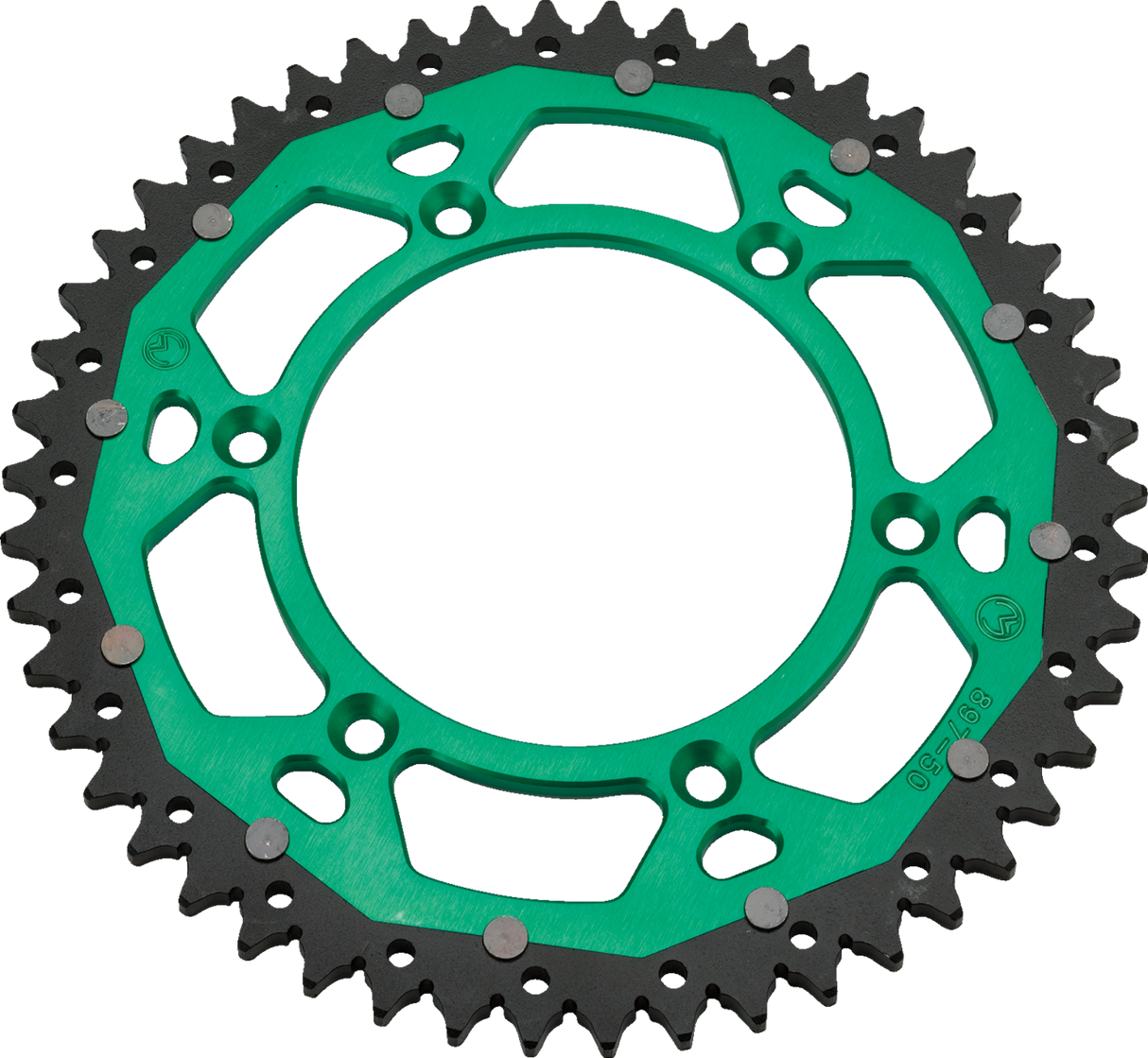 MOOSE RACING Dual Sprocket - Green - 50 Tooth 1210-460-50-15X