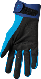 THOR Youth Spectrum Gloves - Blue/Navy - Large 3332-1606