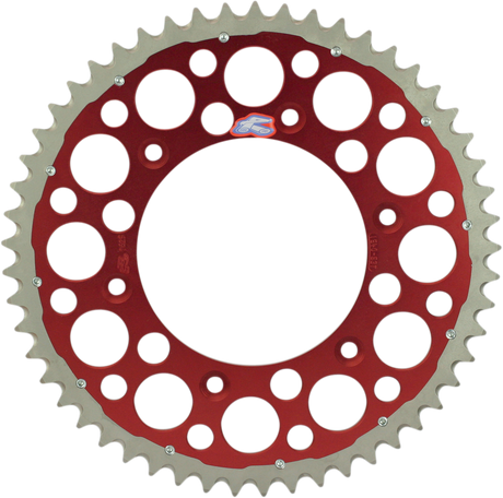 RENTHAL Twinring™ Rear Sprocket - 49 Tooth - Red 1540-520-49GPRD