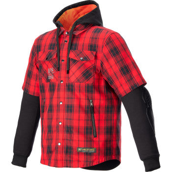 ALPINESTARS MSE Tartan Jacket - Red/Black - 3XL 4300424-3136-3X