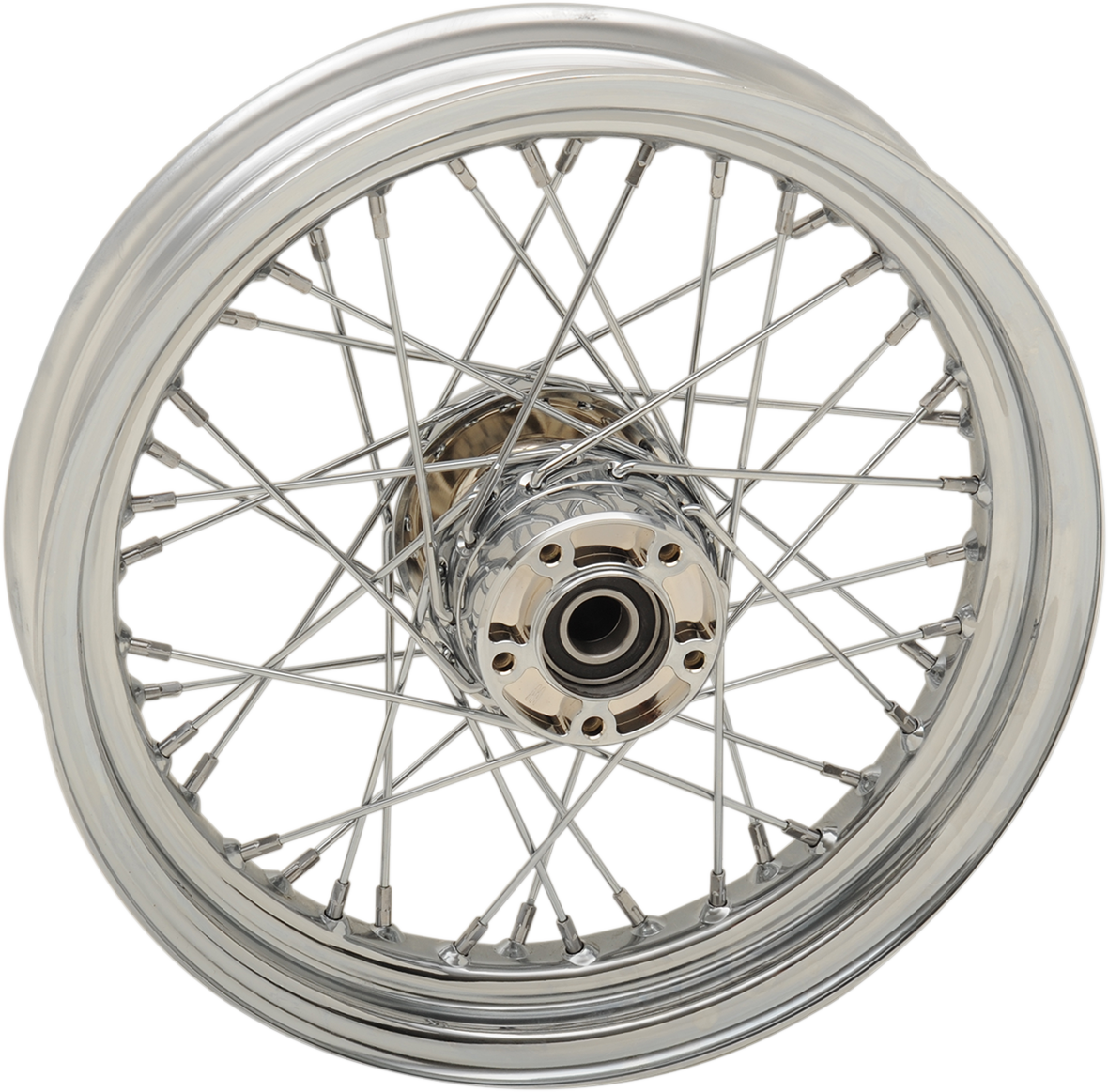 DRAG SPECIALTIES Front Wheel - Dual Disc/No ABS - Chrome - 16"x3.00" - ' 08+ FLT 64416A