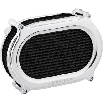 ARLEN NESS Stage 2 Oval Air Cleaner Kit - Chrome 600-207