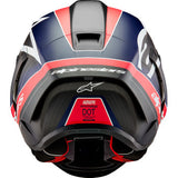 ALPINESTARS Supertech R10 Helmet - Team - Matte Black/Carbon Red Fluo/Blue - Small 8200224-1383-S