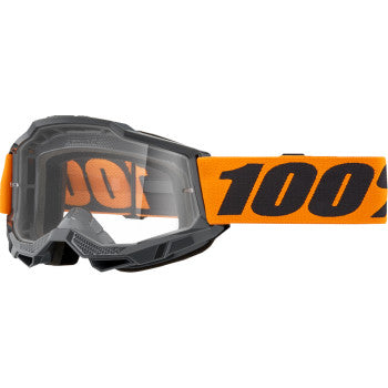 100% Accuri 2 OTG Goggle - Orange - Clear 50018-00009