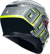 AGV K3 Helmet - Fortify - Gray/Black/Yellow Fluo - 2XL 21183810040112X