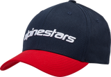 ALPINESTARS Linear Hat - Navy/Red - L/XL 1230810057030LX