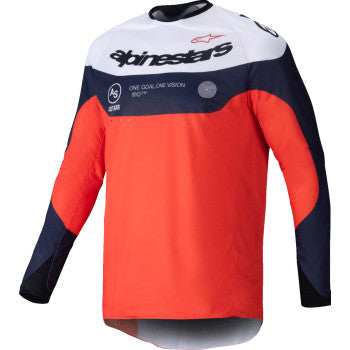 ALPINESTARS Pro-Dura Jersey - Navy/Orange/White - 2XL 3760125-7162-2X