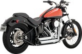 VANCE & HINES Shortshots Staggered Exhaust System - Chrome 17325