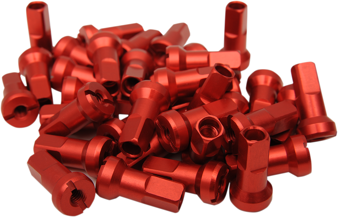 MOOSE RACING MX1 Nipple Set - Red - 8 Gauge 24-830