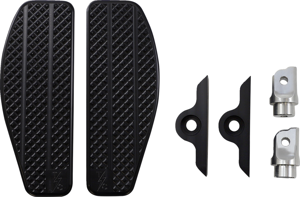 THRASHIN SUPPLY CO. Mini Floorboard - Black TSC-2030-1