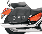 SADDLEMEN Drifter Saddlebags with Shock Cutaway - Black 3501-0576