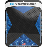 STOMPGRIP Traction Pad Tank Grips - Volcano - Black - GSX-S 1000/GT 55-10-0188B