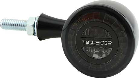 HIGHSIDER Rocket Turn Signal - Rear - Black 254-346