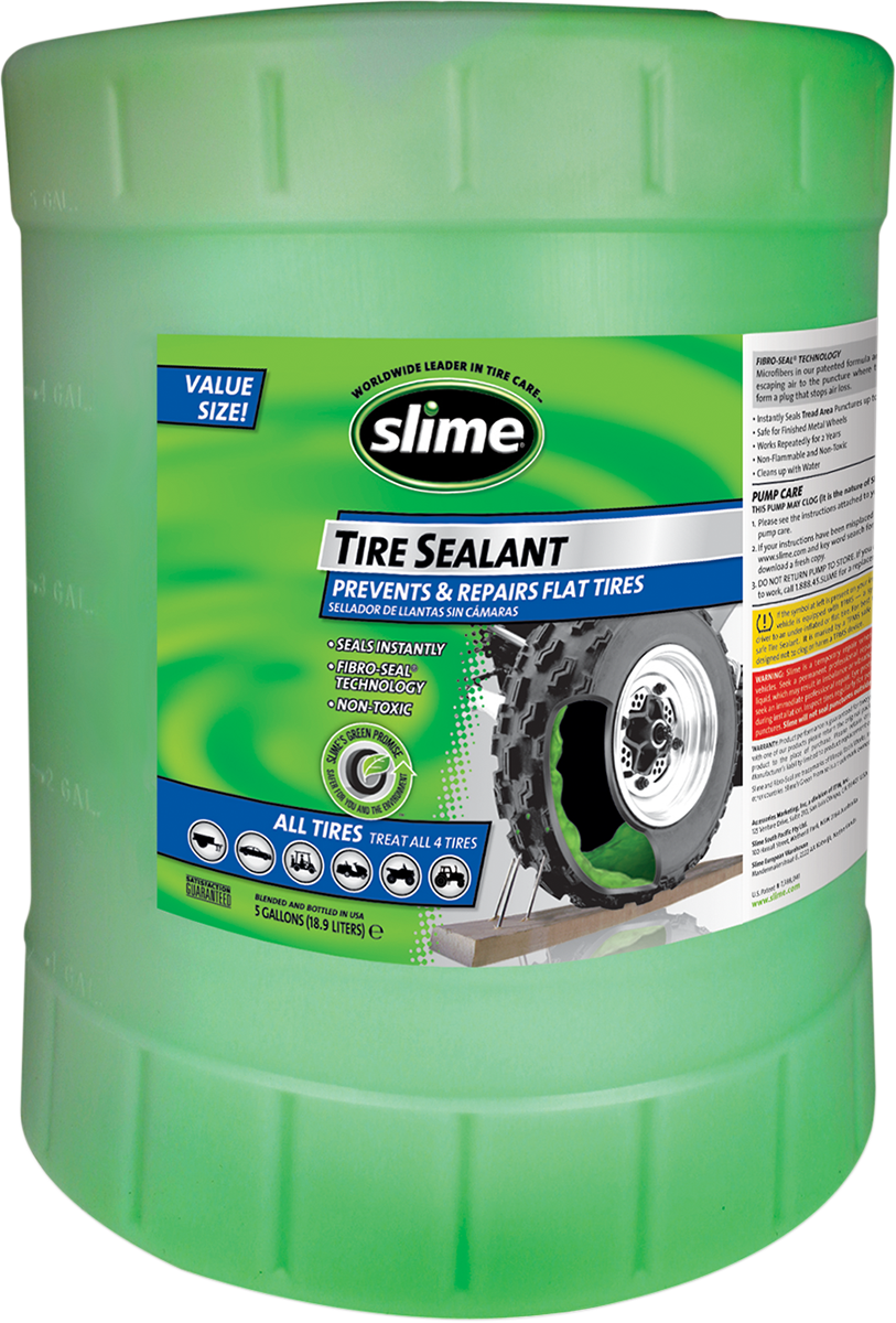 SLIME Tubeless Tire Sealant - 5 U.S. gal. SDSB-5G