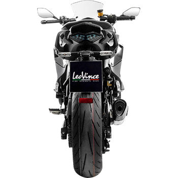 LEOVINCE LV-14 R Slip-On Muffler - Stainless Steel - Ninja 1000 SX 2020-2024	 15602U