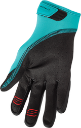 SLIPPERY Circuit Gloves - Black/Aqua - Large 3260-0435