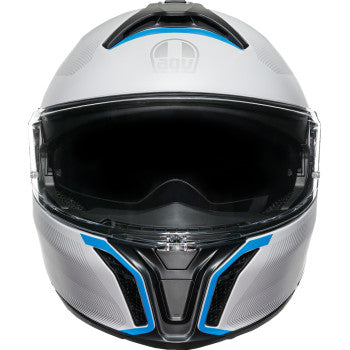 AGV Tourmodular Helmet - Frequency - Light Gray/Blue - Small  211251F2OY00610