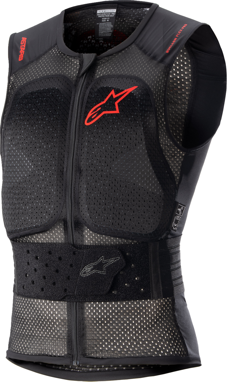 ALPINESTARS Nucleon Flex Pro Protection Vest - Black/Red - Large 6508123-009-L