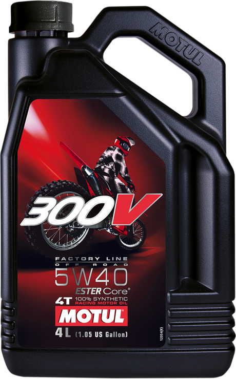 MOTUL 300V Offroad Synthetic Oil - 5W-40 - 4L 104135