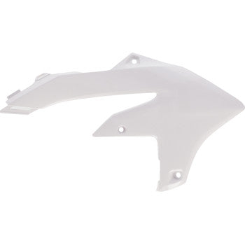 CYCRA Replica Radiator Shrouds - White - Yamaha YZ 250/450F  2023-2024  1CYC-1787-30