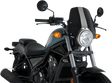 PUIG HI-TECH PARTS New Generation Windscreen - Black - Rebel 3829N