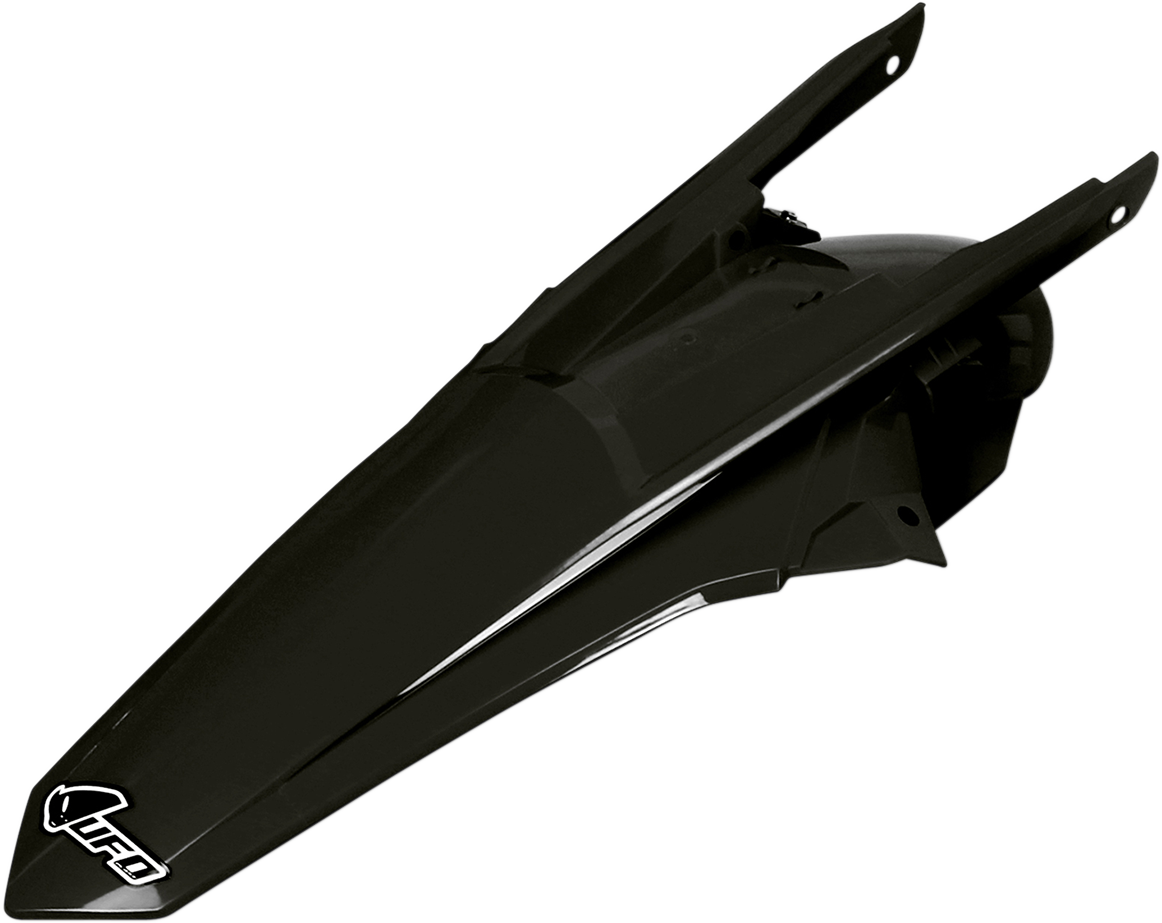 UFO MX Rear Fender - Black KT04060-001