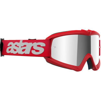 ALPINESTARS GOGGLES Youth Vision Goggle - Blaze - Red - Silver Mirror 5140425-3094