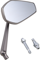 ARLEN NESS Mirror - Mini Stocker - Side View - Oval - Titanium - Right 13-169