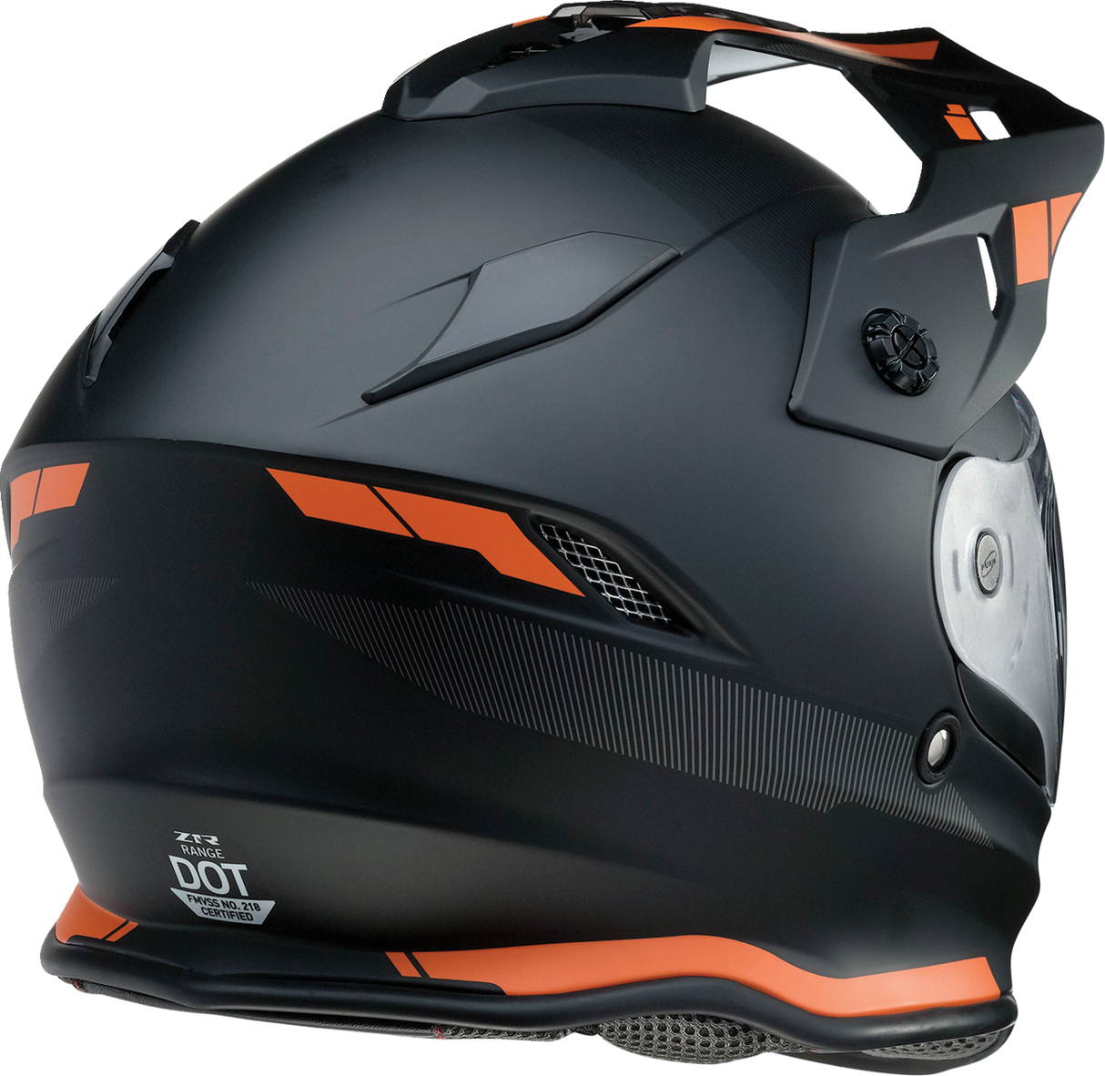 Z1R Range Helmet - Uptake - Black/Orange - Medium 0140-0116