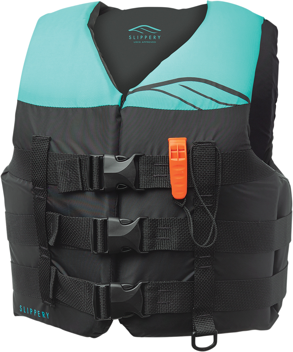 SLIPPERY Women's Hydro Vest - Black/Mint - XS 11241450581020