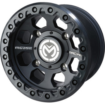 MOOSE UTILITY Wheel - 23X - Front - Black - 12x7 - 4/156 - 4+3 23MO127156SB4