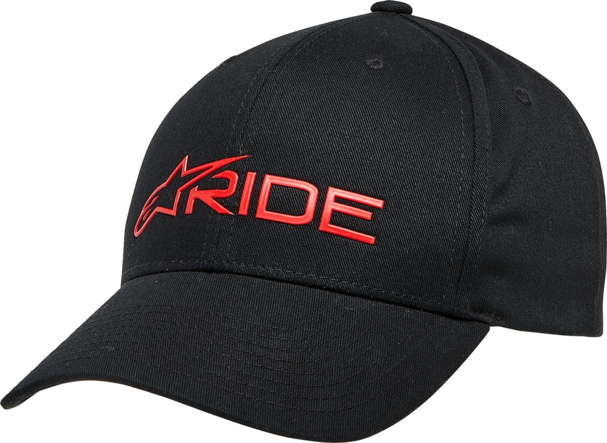 ALPINESTARS Ride 3.0 Hat - Black/Red - One Size 1232-81030-1030