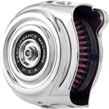 PERFORMANCE MACHINE (PM) Vintage Air Cleaner - Chrome - Big Twin 0206-2130-CH