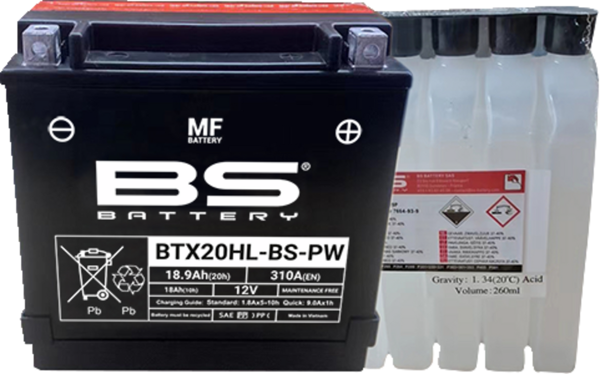 BS BATTERY Battery - BTX20HL-BS-PW (YTX) 300821