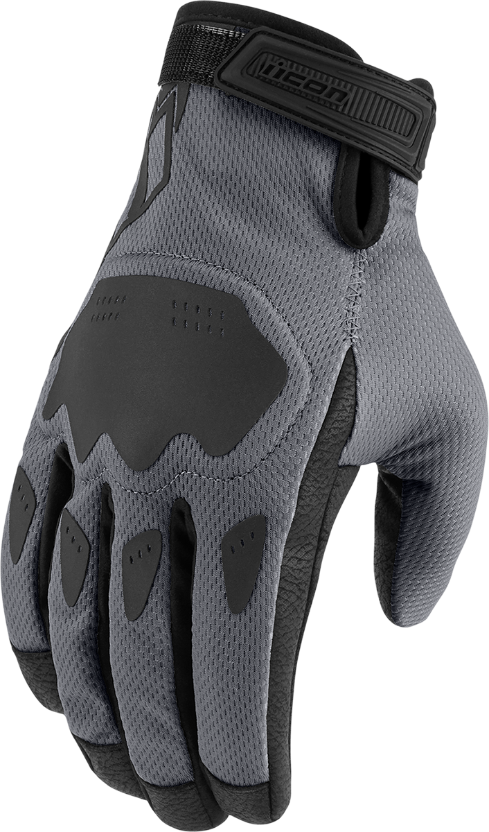 ICON Hooligan™ CE Gloves - Gray - Large 3301-4374