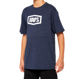 100% Youth Icon T-Shirt - Navy - Medium 20001-00013