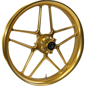 RC COMPONENTS  Wheel - Laguna - Front - Dual Disc/with ABS - Gold - 21x3.5 213-140G-FA