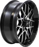 ITP Wheel - Hurricane - Front/Rear - Black Machined - 18x6.5 - 4/137 - 4+2.5 (+10 mm) 1822515546B