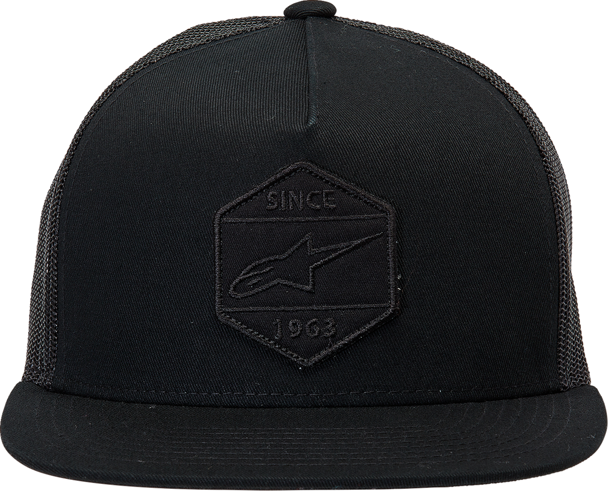 ALPINESTARS Bolt Trucker Hat - Black/Black - One Size 1213810141010OS