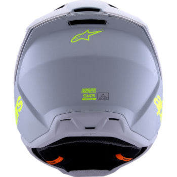 ALPINESTARS SM3 Helmet - Radium - Matte Gray/Black/Yellow Fluo - Small 8300826-9510-S
