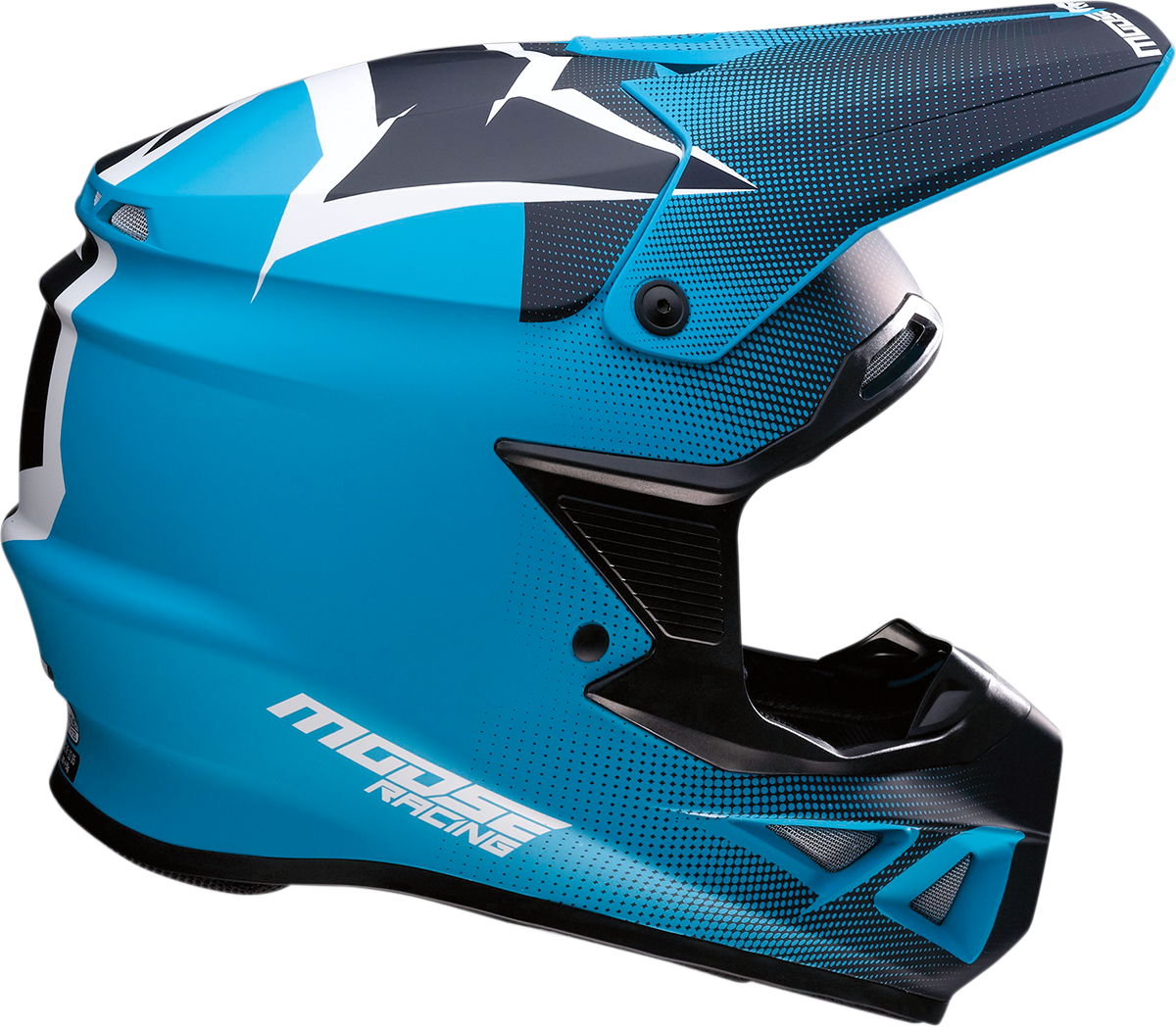 MOOSE RACING F.I. Helmet - Agroid™ - MIPS® - Navy/Light Blue - XL 0110-6709