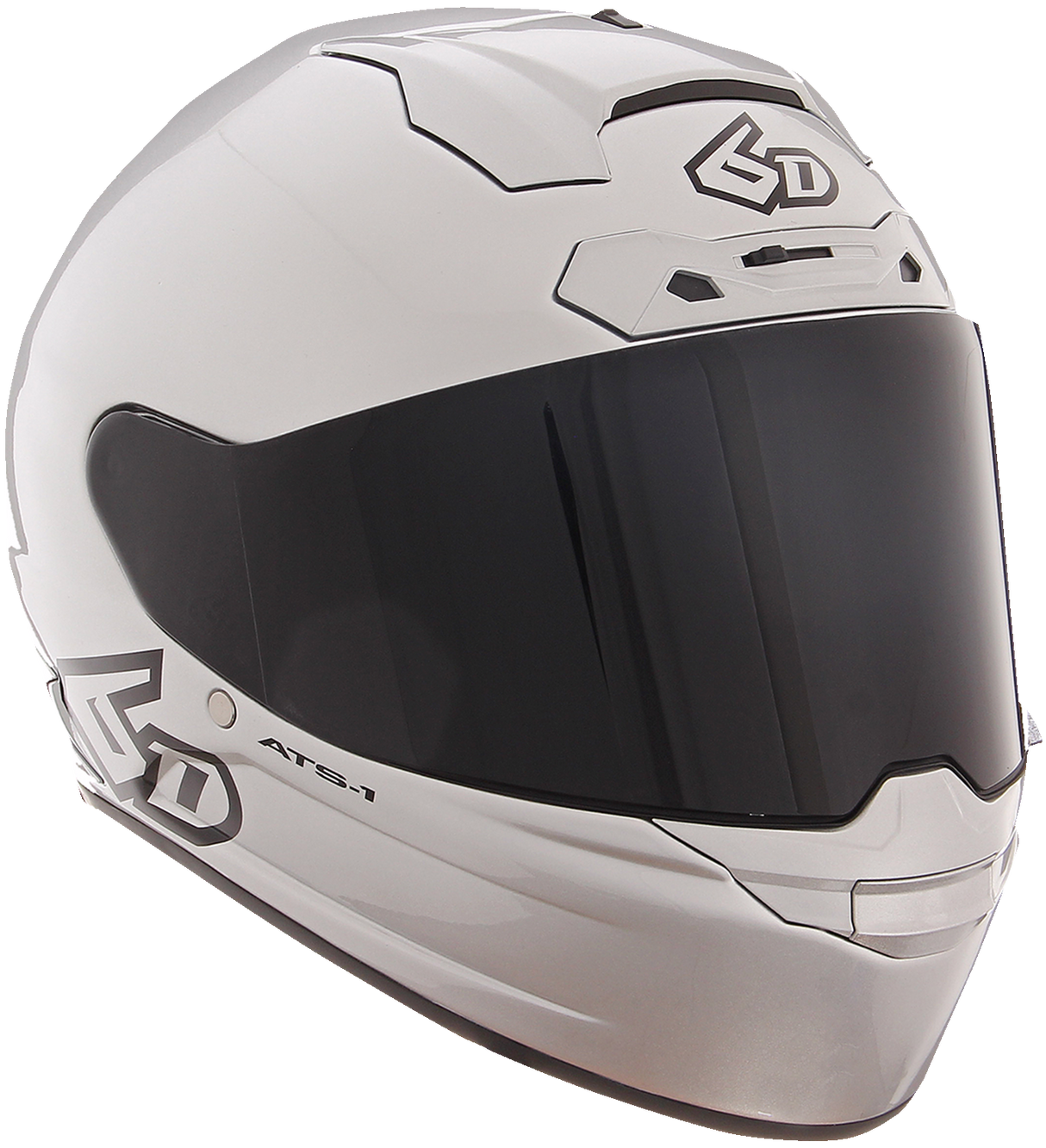 6D ATS-1R Helmet - Gloss Silver - Medium 30-0996