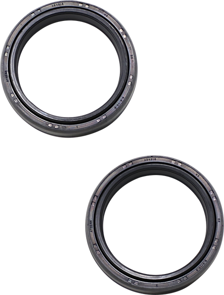 Parts Unlimited Fork Seals - 43 Mm Id X 55 Mm Od X 9.5/10.5 Mm T Pup40fork455159