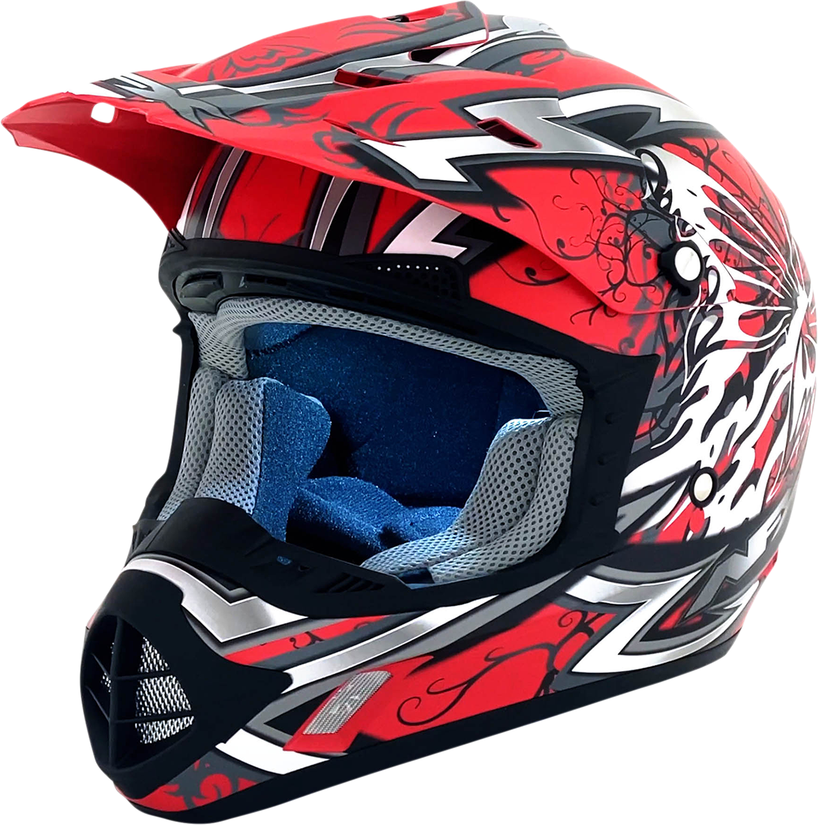 AFX FX-17 Helmet - Butterfly - Matte Ferrari Red - Medium 0110-7118