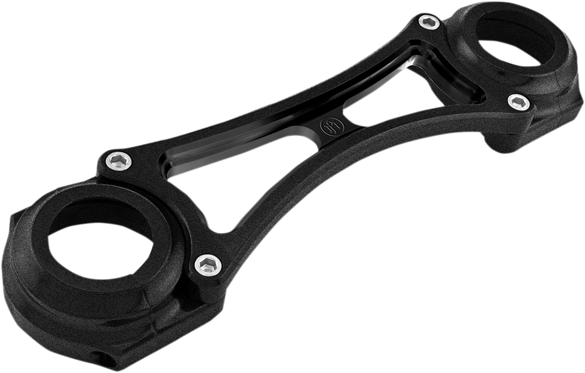 PERFORMANCE MACHINE (PM) Fork Brace - Black - 49 mm - '06-'17 FXD 0208-2124-SMB