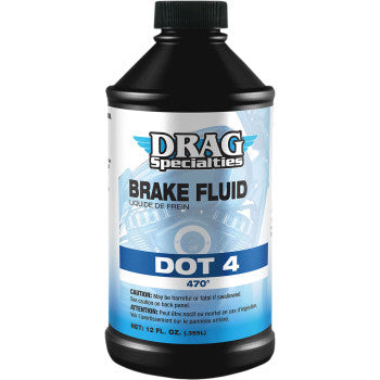 DRAG SPECIALTIES OIL DOT 4 Brake Fluid - 12 U.S. fl oz. 37030013