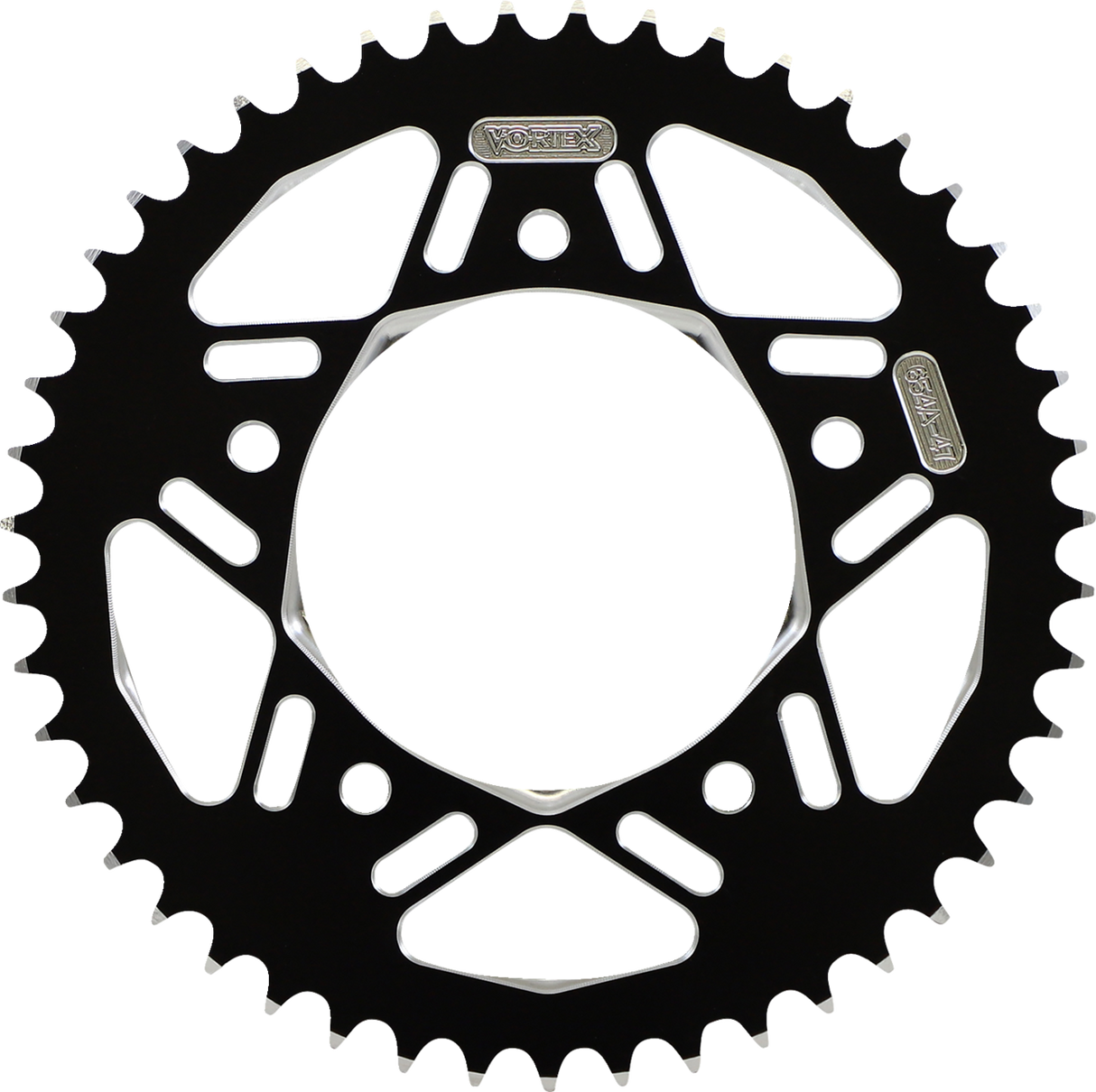 VORTEX Aluminum Sprocket - Black - Rear - 47 Tooth 654AZK-47