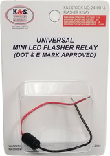 K&S TECHNOLOGIES Mini Flasher Relay - Universal 24-0016